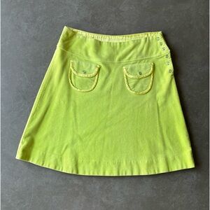 CHARLOTTE TARANTOLA Vintage Women’s Neon green A shape skirt Size M